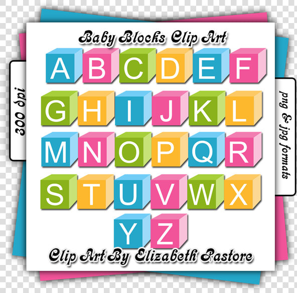 Baby Alphabet Blocks Clipart  HD Png DownloadTransparent PNG