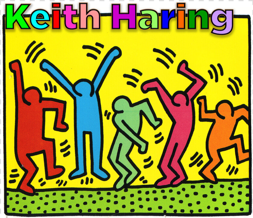 Picture   Keith Haring Art People Dancing  HD Png DownloadTransparent PNG