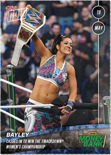 Wwe Topps Now® Card   Wwe Bayley Smackdown Champion  HD Png DownloadTransparent PNG