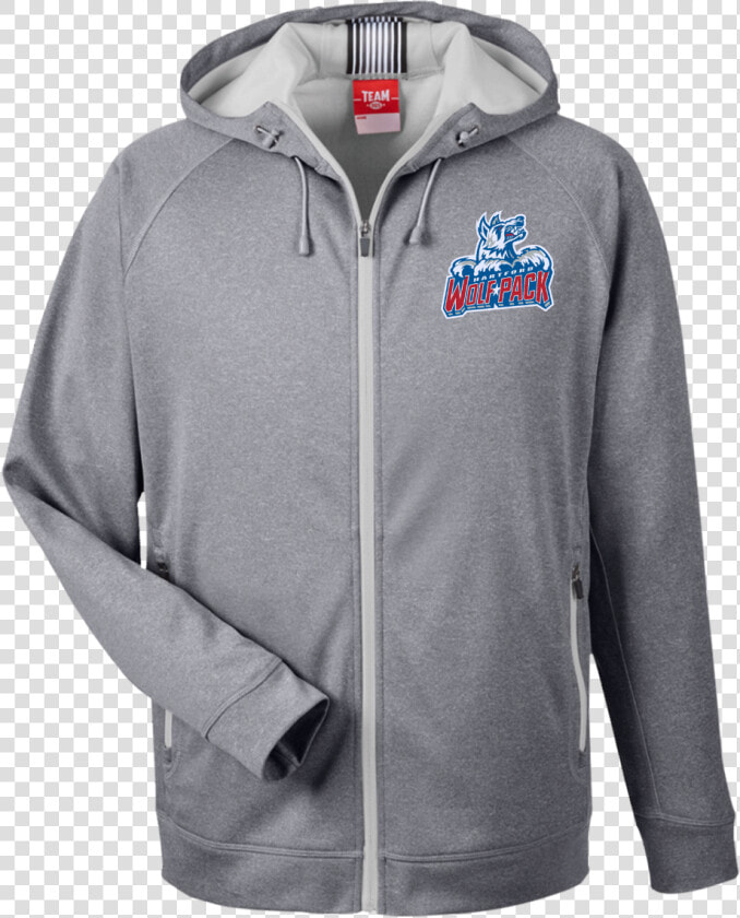 Hartford Wolf Pack Team 365 Men S Heathered Performance   Jacket  HD Png DownloadTransparent PNG