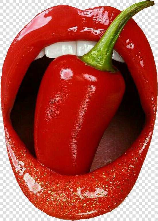  pepper  lips  red  lipstick  chilipepper  smoking   Boca Sexy Com Pimenta  HD Png DownloadTransparent PNG