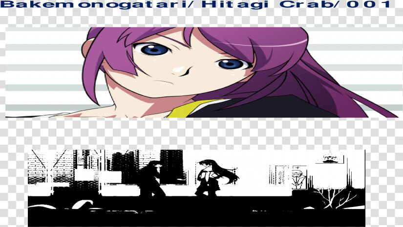 Transparent Hitagi Senjougahara Png   Cartoon  Png DownloadTransparent PNG