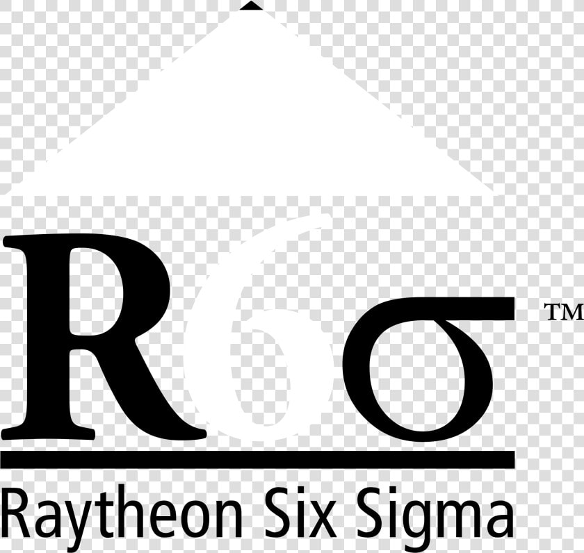 Raytheon Six Sigma Logo Black And White   Raytheon Six Sigma  HD Png DownloadTransparent PNG