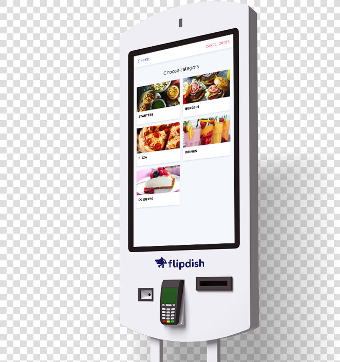 Flipdish Kiosks   Feature Phone  HD Png DownloadTransparent PNG