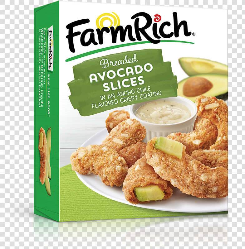 Avocado Slices   Farm Rich Mozzarella Sticks  HD Png DownloadTransparent PNG