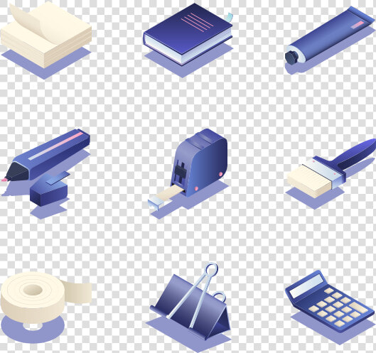 Stationery Isometric   Stationary Isometric Png  Transparent PngTransparent PNG