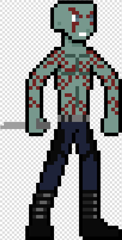 Drax The Destroyer   Illustration  HD Png DownloadTransparent PNG