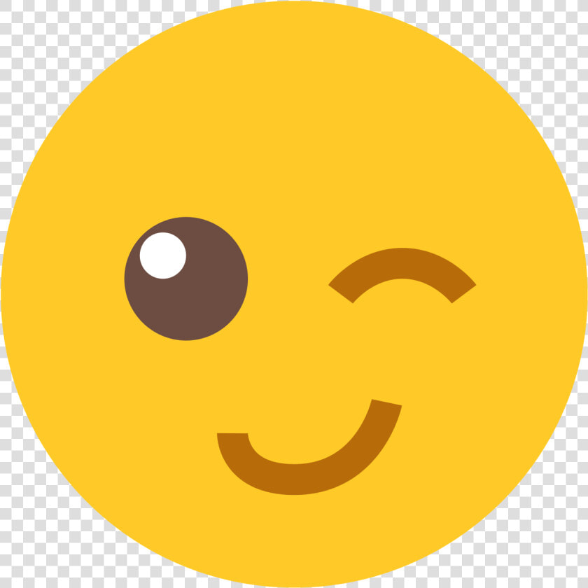 Emoji Clipart Wink Emoticon   Wink Eye Emoji Png  Transparent PngTransparent PNG