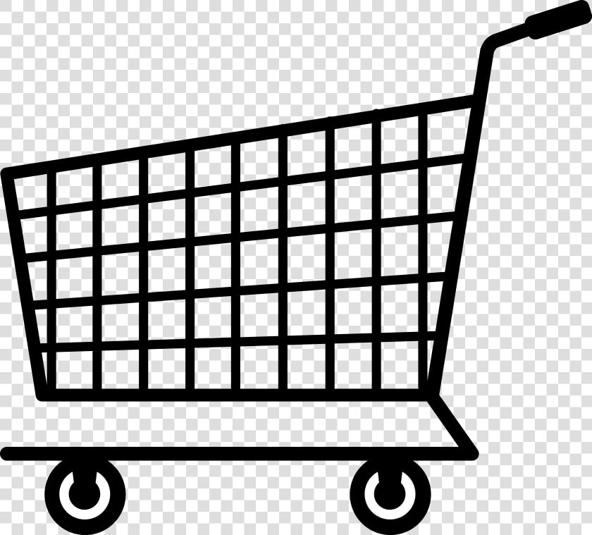 Grocery Cart Clip Art   Trolley Black And White  HD Png DownloadTransparent PNG