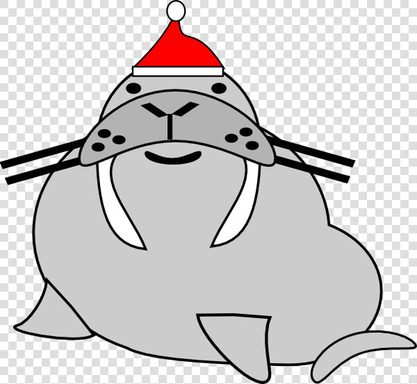 Seals In Santa Hat  HD Png DownloadTransparent PNG