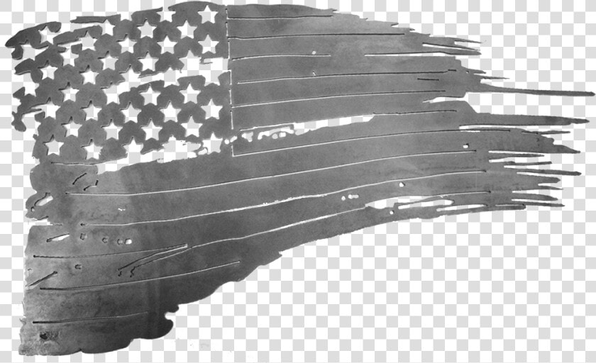 Raw American Tattered Flag   American Flag Dxf Files  HD Png DownloadTransparent PNG