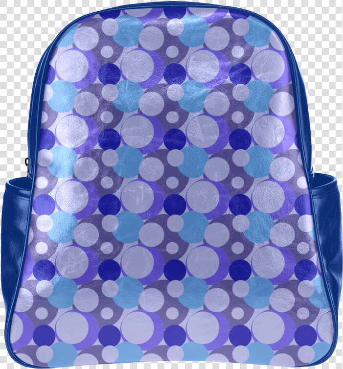 Blue Bubble Pop Multi pockets Backpack   Laptop Bag  HD Png DownloadTransparent PNG