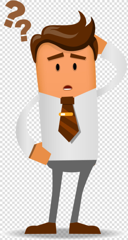 Clip Art Homem Pensando   Transparent Confused Png  Png DownloadTransparent PNG