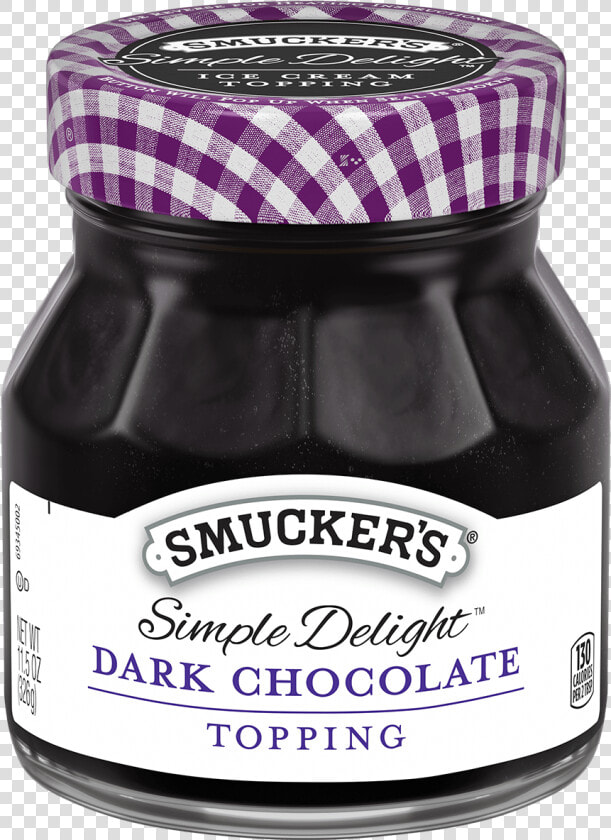 Simple Delight® Dark Chocolate Topping   Smuckers  HD Png DownloadTransparent PNG