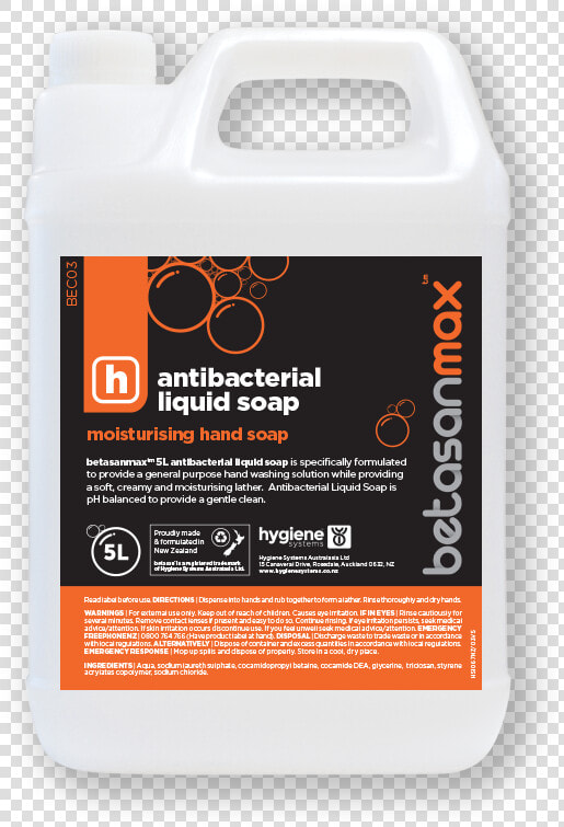 Betasanmax Antibac Liquid Soap   Automotive Cleaning  HD Png DownloadTransparent PNG