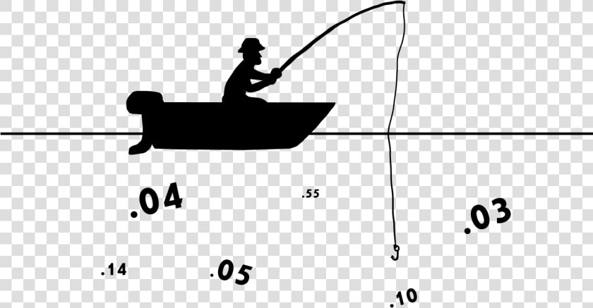 Silhouette   Boat Silhouette Fisherman Boat Png  Transparent PngTransparent PNG