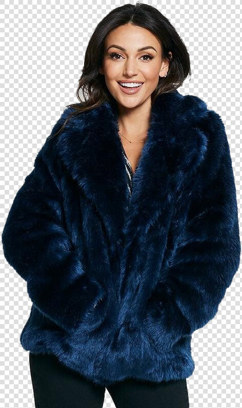 Fur Coat Png Pic   Navy Fur Jacket Uk  Transparent PngTransparent PNG