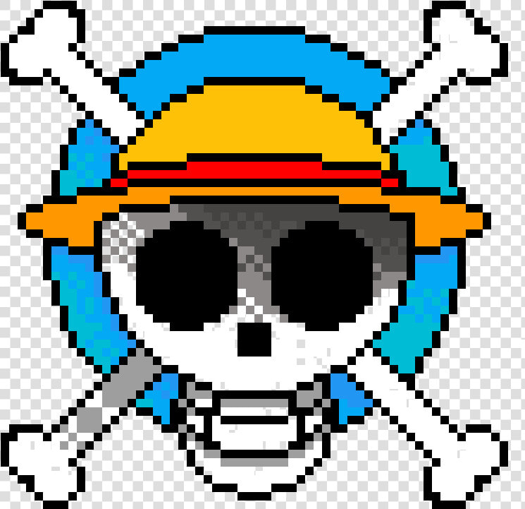 Transparent One Piece Logo Png   One Piece Logo Pixel Art  Png DownloadTransparent PNG