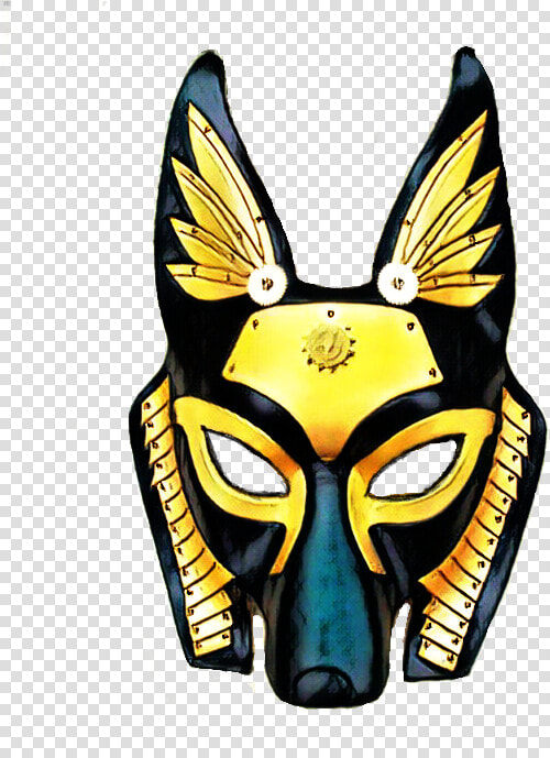  anubis  mask  egyptian   Egyptian Mask Jackal Head  HD Png DownloadTransparent PNG