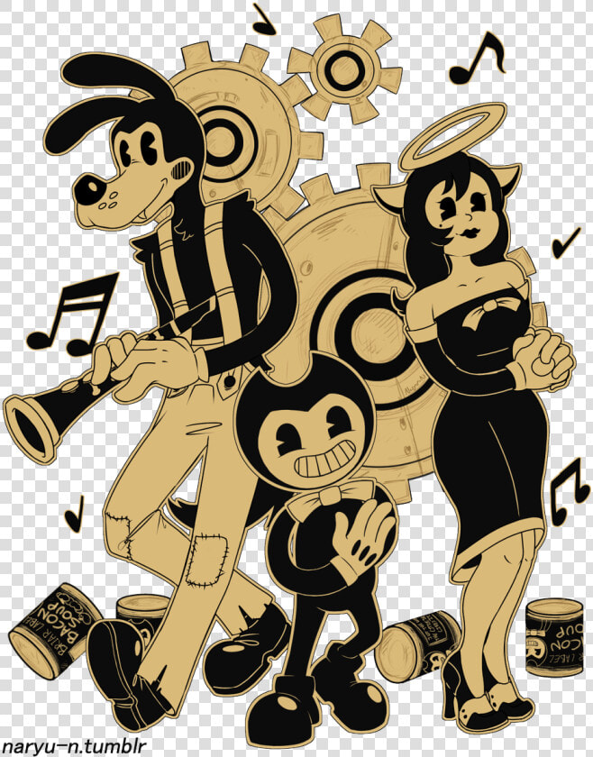 0 Replies 7 Retweets 14 Likes   Bendy And The Ink Machine Gears  HD Png DownloadTransparent PNG