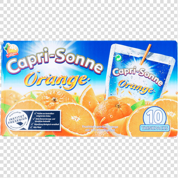 Capri Sonne Orange 10pc   Valencia Orange  HD Png DownloadTransparent PNG