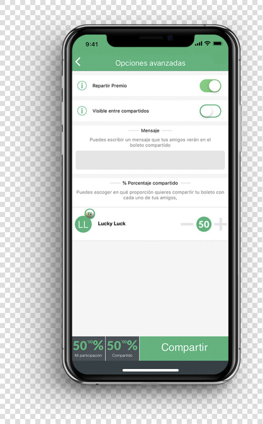 Compartir Un Décimo O Boleto   Iphone  HD Png DownloadTransparent PNG