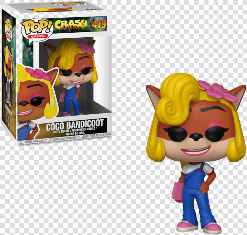 Figurine Funko Pop Coco Bandicoot   Coco Bandicoot Funko Pop  HD Png DownloadTransparent PNG