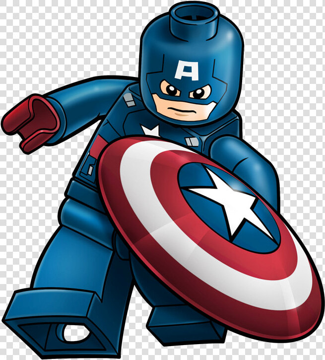 Captain Marvel Clipart Cartoon   Lego Captain America Cartoon  HD Png DownloadTransparent PNG