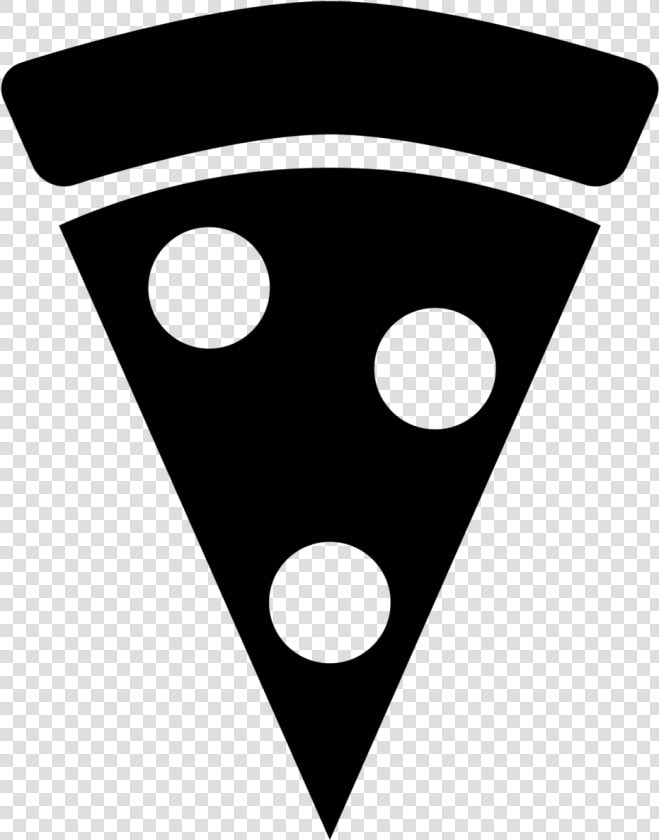 Slice Of Pizza Icon Clipart   Png Download   Pizza Slice Clipart Black And White  Transparent PngTransparent PNG