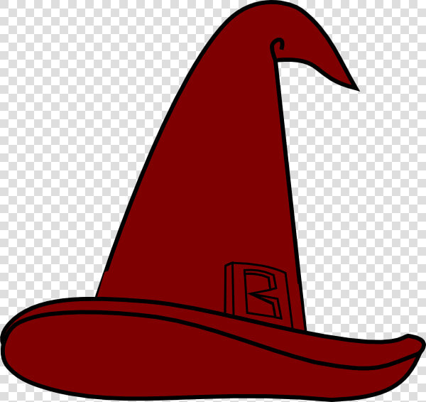 Wizard Hat Brown Svg Clip Arts   Red Witch Hat Vector  HD Png DownloadTransparent PNG