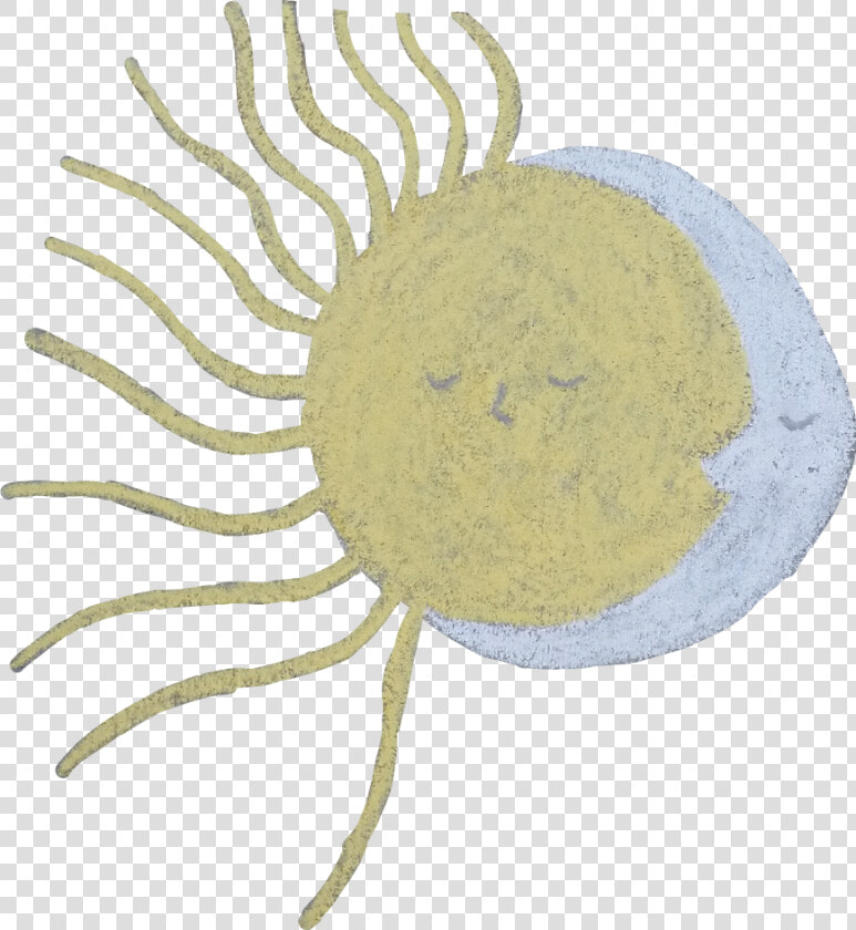 Mydrawing Chalk Sun Moon   Motif  HD Png DownloadTransparent PNG