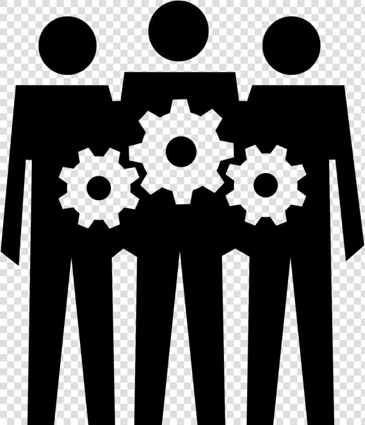 Transparent Teamwork Clipart Png   Teamwork Black And White Png  Png DownloadTransparent PNG