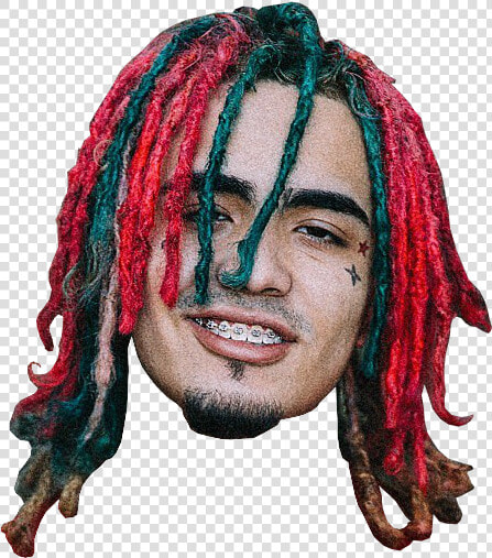 Clip Art Dreads Png For   Lil Pump Face Png  Transparent PngTransparent PNG