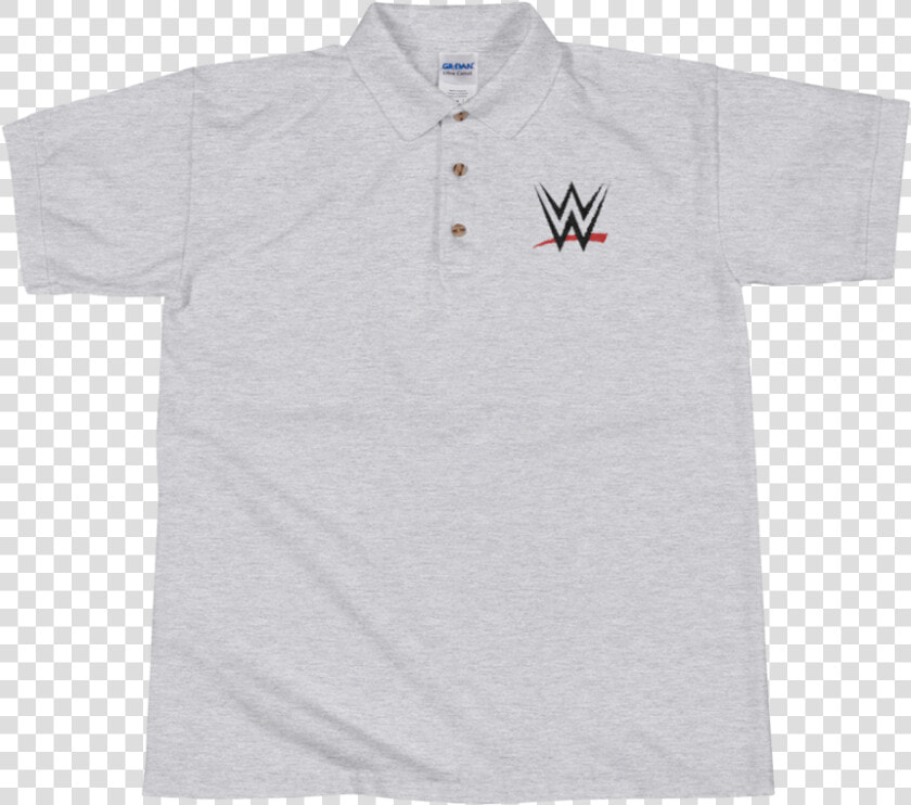 Wwe Logo Embroidered Polo Shirt   Wwe Network  HD Png DownloadTransparent PNG