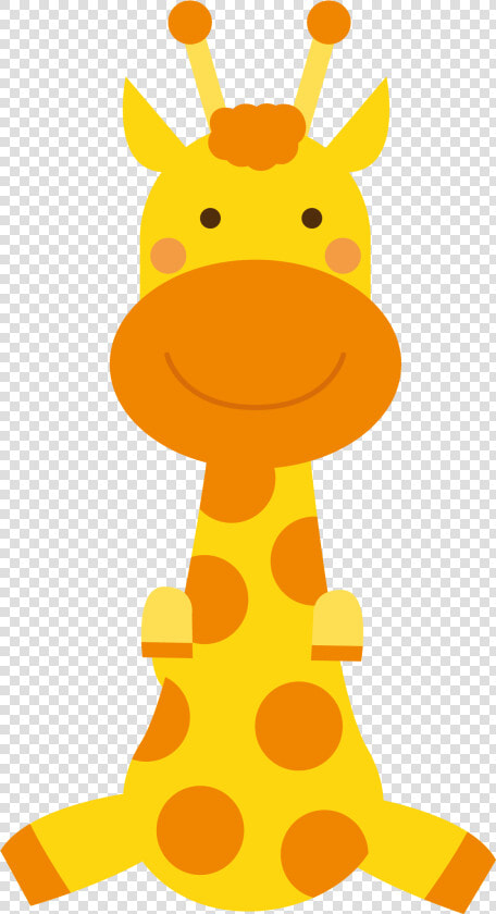 Transparent Cute Giraffe Png   Cute Giraffe Cartoon Drawing  Png DownloadTransparent PNG