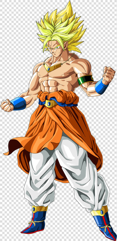 Clip Art Broly Goku Fusion   Broly And Goku Fusion  HD Png DownloadTransparent PNG