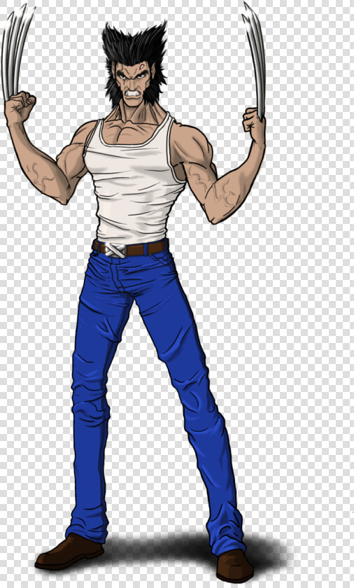 Transparent Wolverine Png   Easy Logan Wolverine Drawing  Png DownloadTransparent PNG