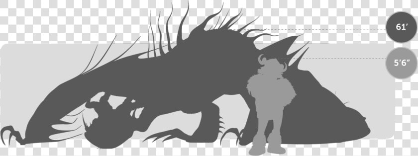 Silhouette Train Clipart Toothless Hookfang Meatlug   Big Is A Monstrous Nightmare  HD Png DownloadTransparent PNG