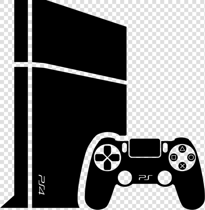 Video Game Console With Gamepad   Ps4 Controller Icon Png  Transparent PngTransparent PNG