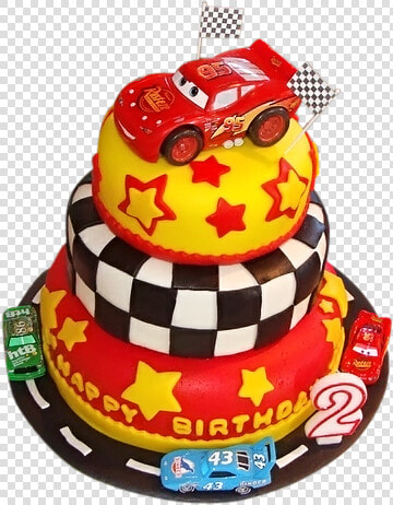 Cake Ideas For Boys   Cars Birthday Cake Png  Transparent PngTransparent PNG