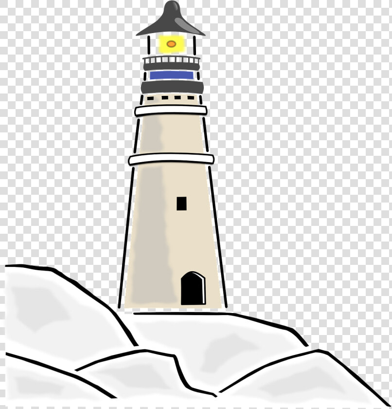 Transparent Lighthouse Vector Png   Lighthouse With Light Vector Png  Png DownloadTransparent PNG