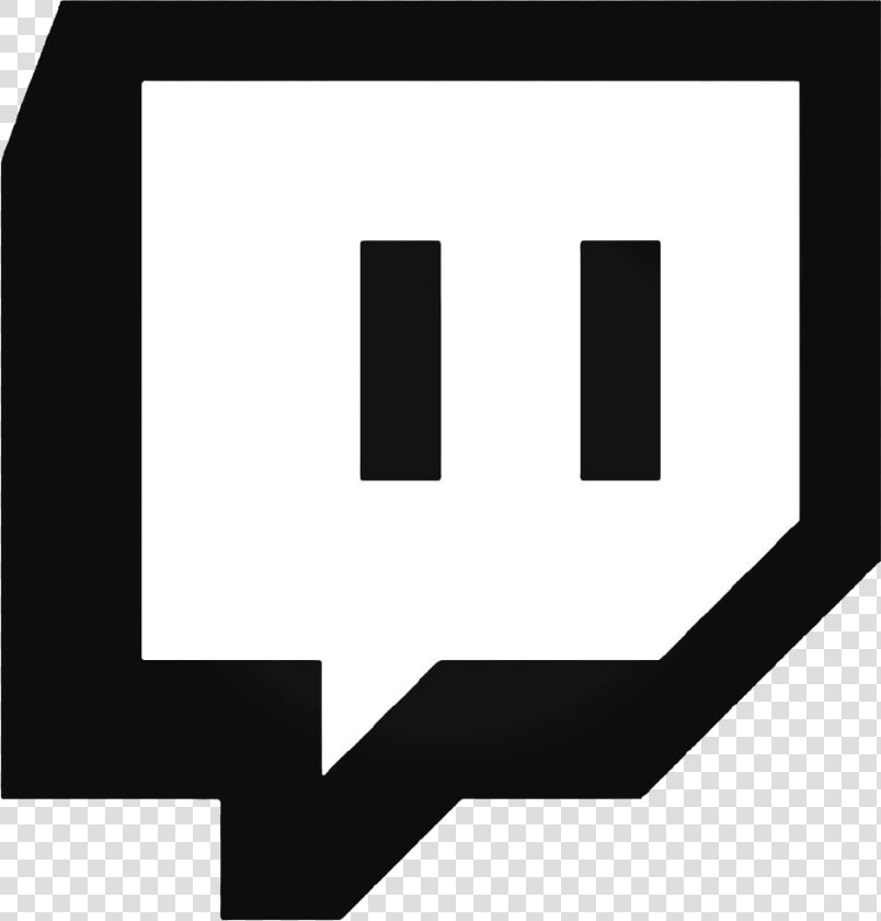 Transparent Twitch Png Logo   Black Twitch Logo Png  Png DownloadTransparent PNG