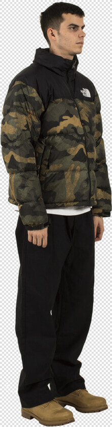 M 1996 Retro Nuptse Jacket Green   Soldier  HD Png DownloadTransparent PNG