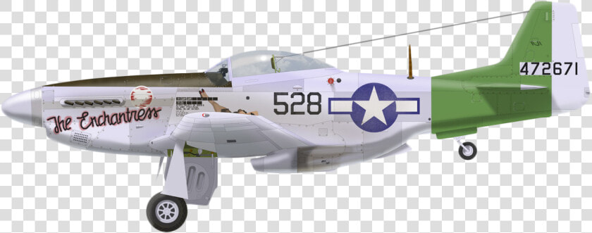 P 51d 25 Na The Enchantress   P 51 Mustang Iwo Jima  HD Png DownloadTransparent PNG