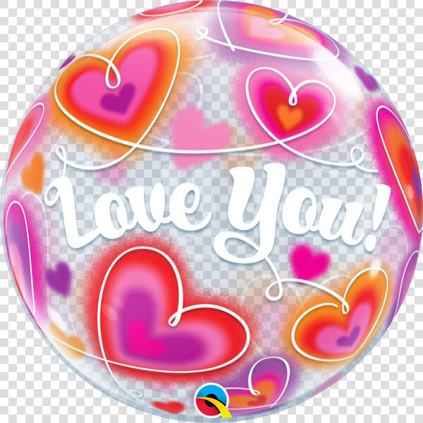 22   Bubbles Qualatex De Amor  HD Png DownloadTransparent PNG