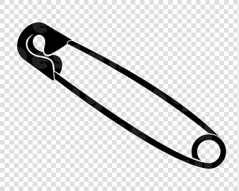 Black Safety Pins Png  Transparent PngTransparent PNG