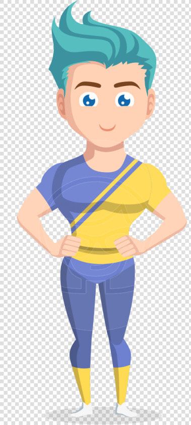 Flat Vector Sportsman Cartoon Vector Character Aka   Cartoon Sportsman  HD Png DownloadTransparent PNG