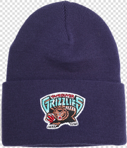 Mitchell And Ness Hardwood Classic Logo Knit Beanie   Vancouver Grizzlies Snapback  HD Png DownloadTransparent PNG