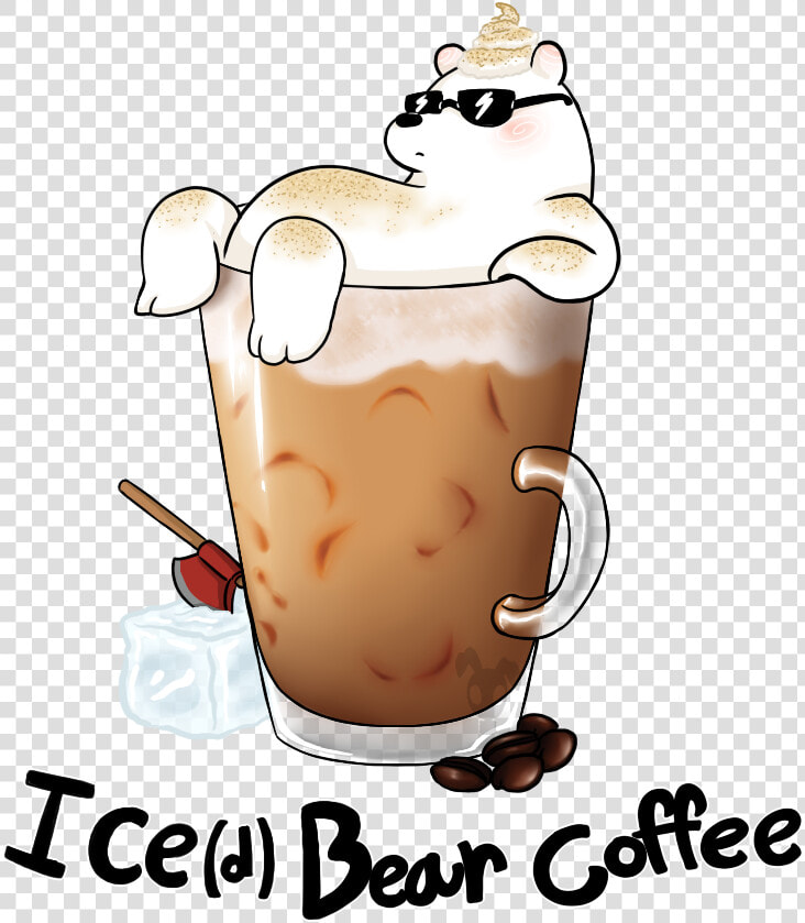 “ “ice Bear Makes A Delicious Drink   Ice Bear Drinking Coffee  HD Png DownloadTransparent PNG