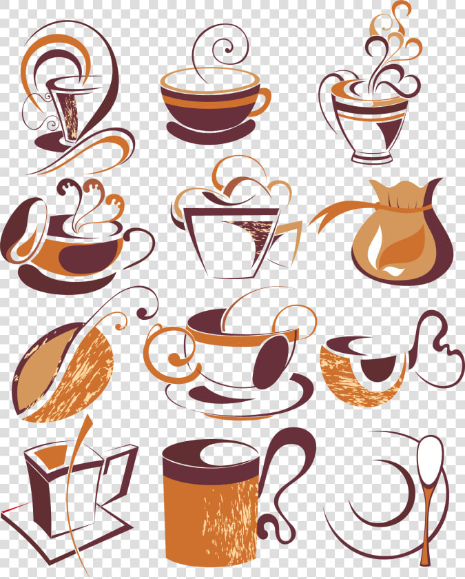 Coffee Mug With Heart Clipart Svg Royalty Free Library   Coffee Vector Line Arts  HD Png DownloadTransparent PNG